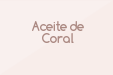 Aceite de Coral