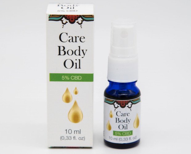 Care Body Oil 5%. El aceite de CBD tiene muchos beneficios como ayudar a la digestión, aliviar el dolor y calmar el malestar estomacal.