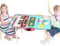 Juegos Educativos. Manta musical. Piano y batería 2 en 1
