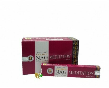 Golden Nag Meditation. Mezcla especial de hierbas naturales, resinas, flores, aceites exóticos y otros
