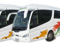 Servicios de Transporte y Logística. Autobús de transporte de pasajeros