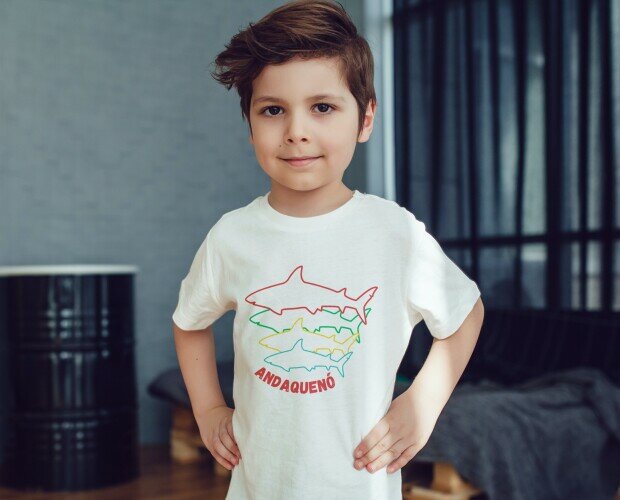 Camisetas infantiles algodón. Camisetas unisex realizadas 100% en algodón orgánico