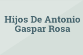 Hijos De Antonio Gaspar Rosa