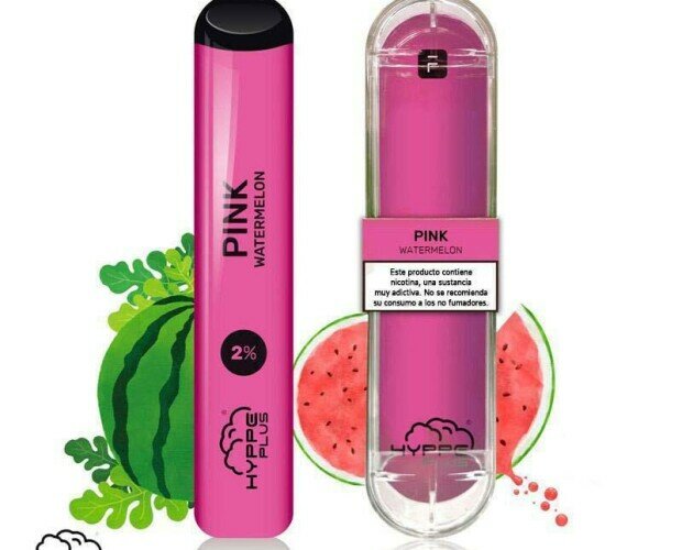 Hyppe Plus pink watermelon. Consigue hasta 400 caladas con este pod desechable