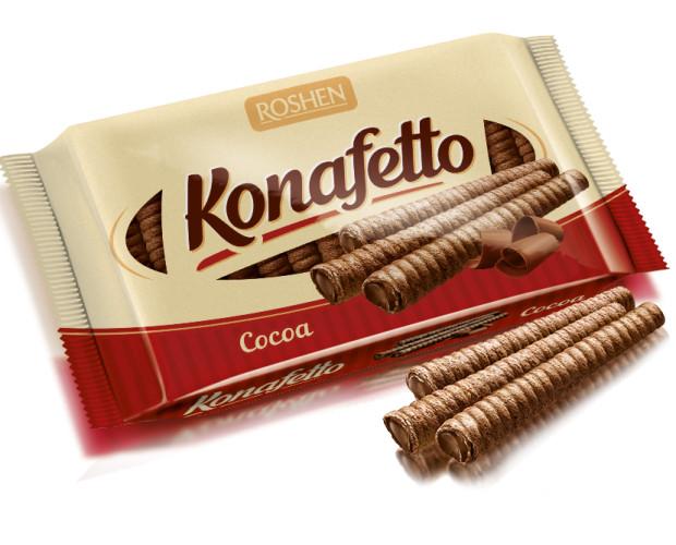 Konafetto Cocoa roll. Barquillos rellenos de chocolate