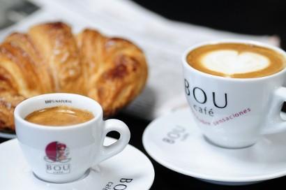 Café Bou. Presentación café Bou, elegancia y sabor