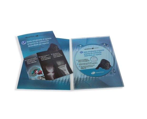 DVDpack. DVDpack de 2 cuerpos impreso en cuatricromía, con libreto y DVD informativo/productos
