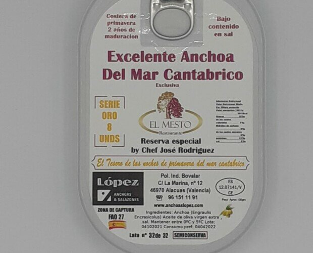 Anchoas. Reserva Especial by Chef José Rodríguez