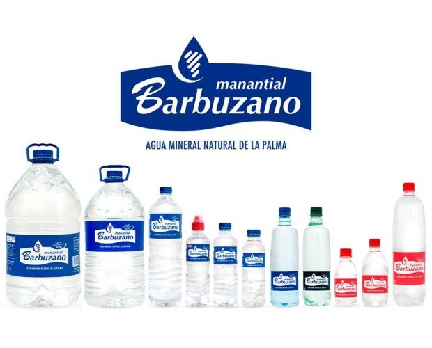 Agua Barbuzano. Variedad de formato