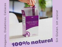 Alimentos Veganos. Purple boost, más resistencia, rendimiento, energía equilibrada sin picos,refrescante