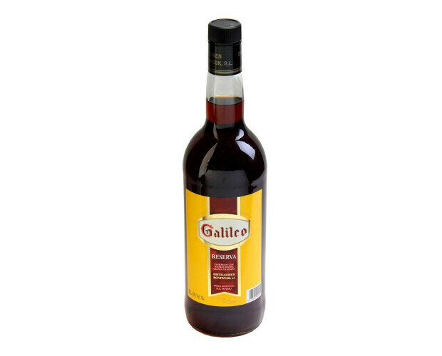Galileo reserva. Bebida espirituosa obtenida a partir de aguardientes envejecidos en barriles de roble
