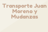 Transporte Juan Moreno y Mudanzas