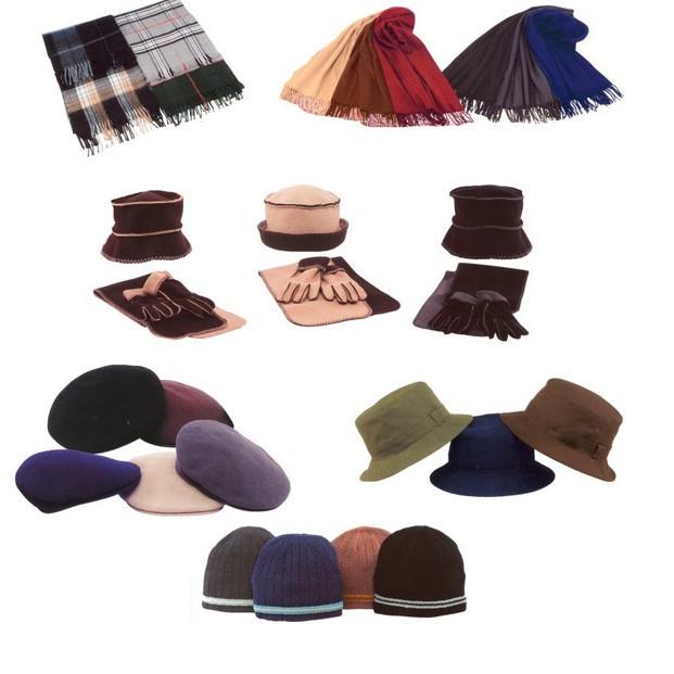 Colección invierno. Bufandas, guantes y pasamontañas