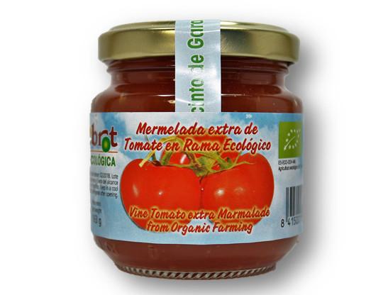 Mermelada extra de tomate. Mermelada de tomate con azúcar de caña
