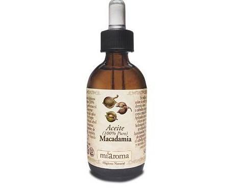 Aceite de Macadamia. Es un aceite muy rico en ácido oleico y palmitoleico
