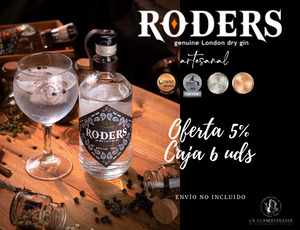 Gin Roders Caja con 5% de descuento