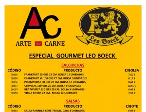 Productos gourmet Leo Boeck 