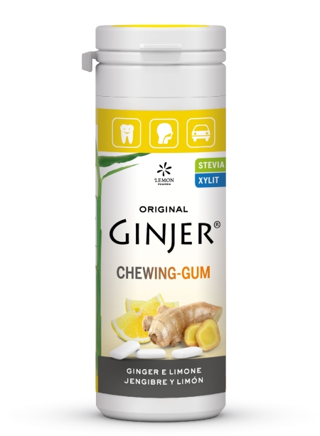 Chicles Ginjer- Expositor Limón 15 uds x30g (2,51 ud)