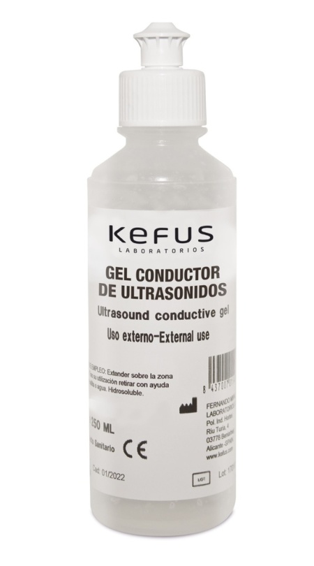 Gel Conductor de Ultrasonidos Kefus (250 ml)
