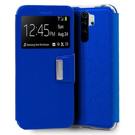 Cool Funda Flip Cover Liso Azul para Xiaomi Redmi Note 11 Pro/Note 11 Pro 5G