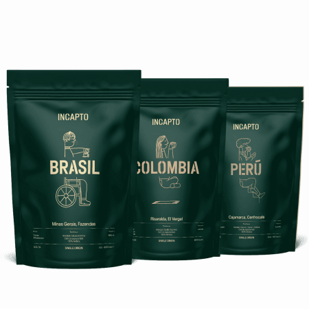 Pack Degustación Sudamérica de café en grano