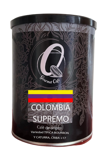 Café de Origen Colombia Supremo. Lata 250gr