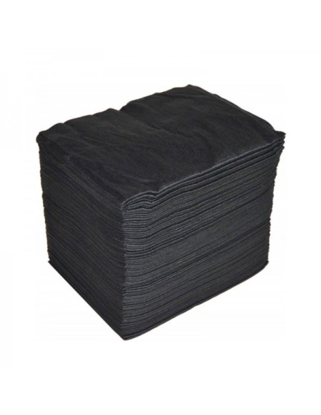 Toalla Spunlace Negra 40 x 80 cm (100 uds)