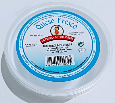 Tarrina queso fresco - Caja 16 uds (300 g) 