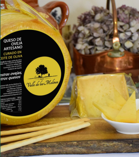 Cuña de queso Curado en Aceite de Oliva
