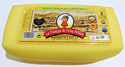 Queso nata de Cantabria D.O.P. - Caja 4 uds (Barra 2 kg) 