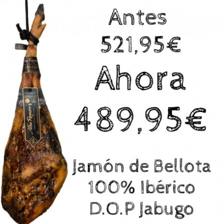 Jamón de bellota 100% Ibérico D.O Jabugo Summun A. Romero