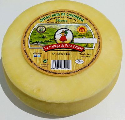 Queso nata de Cantabria D.O.P. - Caja 2 uds (Redondo 3 kg) 