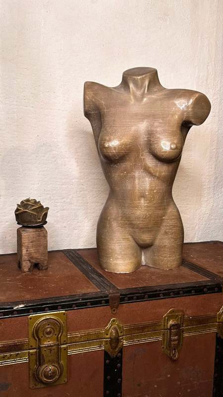 Escultura de Cera - Busto Dama