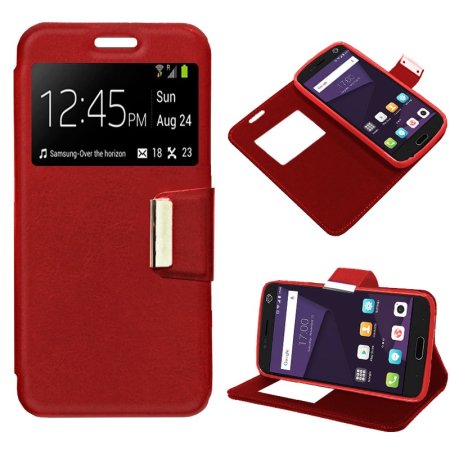Funda Flip Cover para Xiaomi Redmi Note 12 Pro 5G Liso Rojo