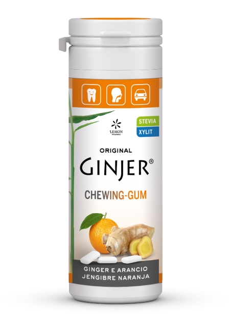 Chicles Ginjer- Expositor Naranja 15 uds x30g (2,51 ud)