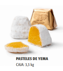 Pasteles de Yema